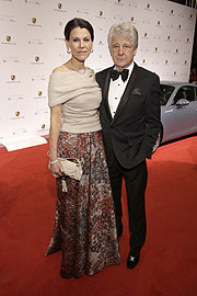 Marcel Reif und Dr. Marion Kiechle Leipziger Opernball 2015 in Leipzig am 31.10.2015 Foto: BrauerPhotos © M.Nass fuer Porsche